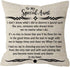 ITFRO Great Aunt Gift from Niece Nephew to My Special Aunt Body Cream Burlap Throw Pillow Case Cushion Cover Couch Sofa Decorative Square 18x18 inches