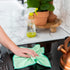 Full Circle Renew Collection Multifunctional Recycled Microfiber Cloths, Set of 5, Multicolor