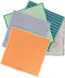 Full Circle Renew Collection Multifunctional Recycled Microfiber Cloths, Set of 5, Multicolor