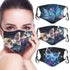 3 Pcs Butterfly Face_Mask for Women Man Colorful Butterfly Clover Mouth Protective Reusable Washable Designer Cloth Adjustable Cute Funny Gift for Women Men