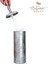 Autumn Alley Rustic Toilet Brush and Holder Set for Farmhouse Bathroom - Galvanized Toilet Bowl Brush with Holder Adds Farmhouse Style to Your Rustic Bathroom Decor- Galvanized Bathroom Accessories