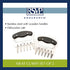 RSVP International Endurance Stainless Steel Meat Shredders, Set of 2 | Shred Meats, Toss Salads, & More | Contoured Handles with Easy Grip | Dishwasher Safe