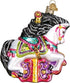 Old World Christmas Selection Glass Blown Ornaments for Christmas Tree, Carousel Horse