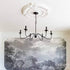 Ekena Millwork CM25FE Felix Ceiling Medallion, 25 1/4"W x 17 1/4"H x 1 3/4"P, Factory Primed