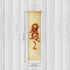 Hanging Poster Canvas Wall Art Paintings of Chinese Dragon Tapestry Asian Traditional Chinese Soaring Dragon Golden Dragon Totem Wall Tapestry Wall Decor For Room (13''x 56''/33x142cm)