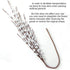 Starryle 10Pcs 29.5'' Long Artificial Jasmine Flowers Fake Flowers for Decoration Faux Winter Jasmines Branches for Home Living Room Kitchen Office Hotel Wedding DIY Decor (White)