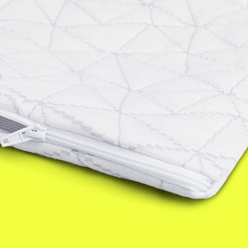 Coop Home Goods - Pillow Case for Memory Foam Pillows - Breathable Ultra Soft Fabric Pillow Covers from Bamboo Derived Viscose Rayon and Polyester Blend - Queen Size (20 x 30)