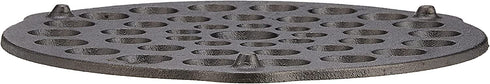 Lodge L8DOT3 Cast Iron Meat Rack/Trivet, Pre-Seasoned, 8-inch
