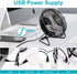Desk Fan, USB Fan With Enhanced Airflow 6 Inch Small Desk fan with Quiet Operation Portable Mini Table Fan for office/Desk/Bedroom/Home