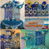 Baby Shark Party Supplies Decorations DOO DOO Foil Balloons Shark Birthday Banner for Boy Girl Baby Shower 1st 2nd 3rd Birthday Party Set Tinsel Curtain Backdrop