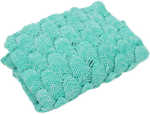 AmyHomie Mermaid Tail Blanket, Soft Crochet Sleeping Bag Blanket for Kids Adults, Mermaid Gift for Girls(ScaleMint,Kids)