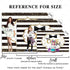 Allenjoy Mr Onederful Happy 1st Birthday Backdrop Gold Glitter Dot Black White Stripe Bow Tie Little Man First Bday Party Cake Table Decoration Banner Background 7x5ft Photo Shoot Booth Props Banner