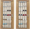 Over the Door Shoe Organizer, 2 Pack Laigoo Hanging Shoe organizer with 24 Large Fabric Pockets, with 4 Hooks Shoe Storage Rack Organizer for Closet Bedroom Bathroom Pantry?60 x 20 inch, Beige)