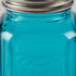 RSVP International Retro Glass Salt & Pepper Shaker | Stainless Steel Lids |, 8 oz, Turquoise