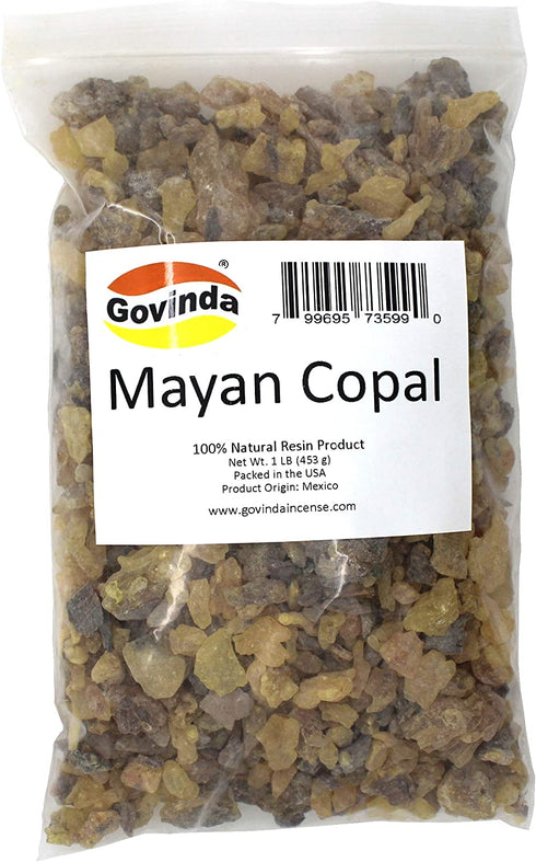 Govinda - Mayan Copal (Gold) Incense Resin 1 lb