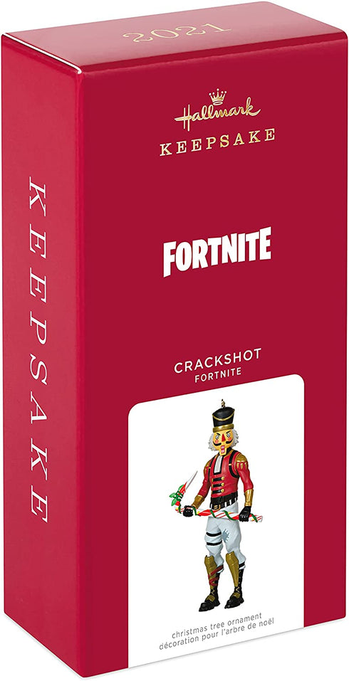 Hallmark Keepsake Fortnite Crackshot Christmas Ornament 2021, Video Game Ornament