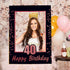 LaVenty Rose Gold 40th Birthday Party Photo Booth Props 40th Birthday Photo Frame Birthday Photo Frame