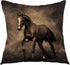 Emvency Set of 4 Throw Pillow Covers Horse Running Waist Horses Armchair Simplin Creative Cartoon Animal Night Decorative Pillow Cases Home Decor Square 18x18 Inches Pillowcases