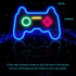 HSEFURNI Neon Sign, Gaming Neon Lights for Bedroom Wall Decor USB Powered Light Up Blue LED Signs, for Gamer Room Decor, Boys, Kids, Teen Gifts Idea, Game Room Accessories, and Party Decorations, 16"x11"