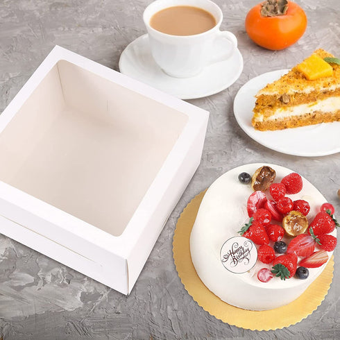 YunKo 12 Inch Gold Cake Boards Round Cake Stand Cardboard Cake Circles, 25 Pack