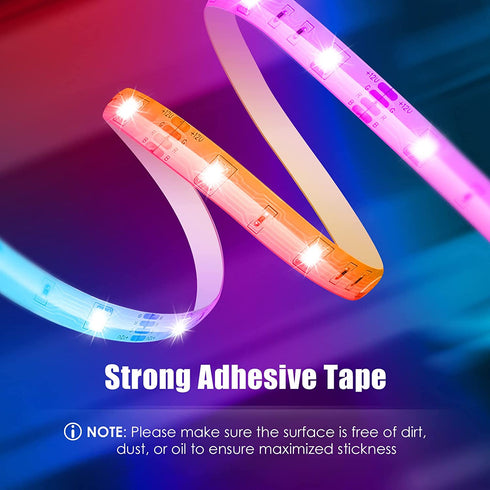 LED Strip Lights, Yormick 20 Color-Changing Led Light Strips, 32.8 Feet/10M LED Lights for Bedroom, LED Tape Lights with 44 Keys Remote Control for Room, TV, Party