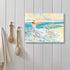 Hardy Gallery Abstract Beach Picture Wall Art: Girl & Ocean Artwork Seascape Painting on Canvas for Bathroom (16? x 12? x 1 Panel)