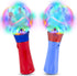ArtCreativity Easter Gifts for Kids, Red & Blue Light Up Orbiter Spinning Wands, Sensory Toys for Toddlers, Set of 2, 7" LED Spin Toy, Autistic Children, Boys, Girls, Birthday, Classroom Prizes