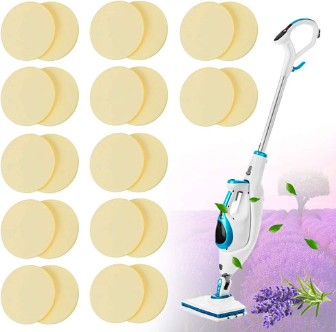 Replacement Steam Mop Scent Discs Lavender Fragrance Discs Pads Steam Mop Compatible with Bissell Powerfresh and Symphony Series Fits Model 1940, 1806 and 1132, Lavender Fresh Fragrance (24 Pack)