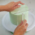 Lacupella Fondant Smoother Tool With Handle Clear Acrylic Transparent Easy Glide For Gum Paste Smoothing (Rectangle Tip)