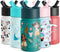 Simple Modern Disney Moana Toddler Water Bottle with Straw Lid | Reusable Insulated Stainless Steel Kids Cup | Summit Collection | 10oz, Moanas Village