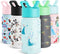 Simple Modern Disney Elsa Kids Water Bottle with Straw Lid | Reusable Insulated Stainless Steel Cup for School | Summit Collection | 14oz, Frozen Elsa's Snowflake