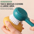 Fruit and Vegetable Cleaning Brushes Potato Scrubber Produce and Veggie Brush Kitchen Gadgets Vegetable Fruit Peeler with Brush - 2-in-1 (Blue)