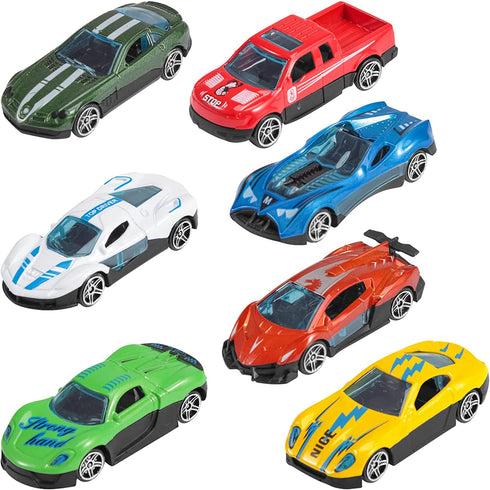 28 Valentines Day Gifts Cards with Die-Cast Racing Cars Vehicle for Kids Party Favor Supplies, Classroom Exchange Prizes, Valentine Greeting Card?Valentine Exchange Gifts?Game Prize