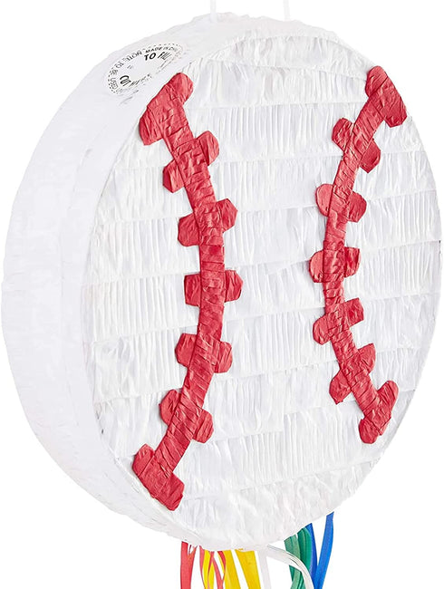 Baseball Pinata for Kids Birthday Theme Party Decorations (12.75 x 3 in)