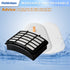 NV360 Vacuum Filters Replacement Parts for Shark Navigator Lift-Away Upright NV352, NV356E S2, ZU503AMZ, NV350, NV351, NV355, NV357, NV370, NV391, UV440, UV490, UV500, UV540, UV541, UV550, Replaces XFF350 XHF350, Holdclean 2 HEPA Filter 4 Foam