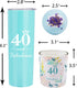 Happy 40th Birthday, 40th Birthday Tumbler, 40th Birthday Gifts for Women, Gifts for 40th Birthday Women, 40th Birthday Decorations, Happy 40th Birthday Gift, 40th Birthday Party Supplies