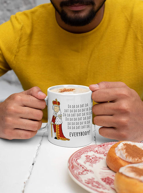 Da Da Da King George Hamilton Mug | Hamilton Merchandise - Hamilton Coffee Mug | Hamilton Musical Merchandise, Kids Mugs Hamilton Merch Gifts, Alexander Hamilton Cup (Hamilton Da Da)