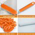 Microfiber Duster, Feather Duster Kit with 100 Inch Telescoping Extension Pole, Reusable Bendable Dusters, Washable Lightweight Dusters for Ceiling Fan