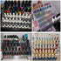JANSBURG Nail Polish Organizer 6 Layer Ink Rack Holder Table Stand Acrylic Polish Holder Clear Paint Bottles Holder Essential Oil Storage Display Stand on The Table or Desk