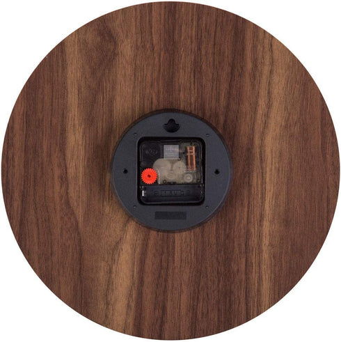 Jomparis 12" Night Light Function Wooden Round Wall Clock Vintage Rustic Country Tuscan Style for Kitchen Bedroom Office Home Silent & Non-Ticking Large Numbers Battery Operated Indoor Clocks
