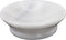 Creative Home Genuine Natural Marble Round Bar Soap Dish Soap Tray Holder Countertop Organizer, 5" Diam. x 1.5" H, Off-White