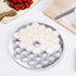 Pelmeni Ravioli Maker Molds With Rolling pin And Pick stick?Stainless Steel?Handmade Dumping 27cm Metal Molds Set (27cm)
