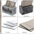 Gaobei Perpetual Calendar Wooden Calendar Blocks Vintage Wood Block Calendar for Home Office Desk Accessories Week Month Date Display (Happy Life)