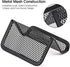 MaxGear Mesh Business Card Holder Stand Metal Business Card Stand for Desk Office Business Card Display with 50 Name Card Capacity 6 Pack Black
