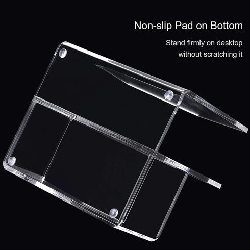 MaxGear Acrylic Napkin Holder, Upright Clear Napkin Holders, Standing Salt&Pepper Napkin Holder, Malfunction Salt Pepper Storage Holder and Napkin Caddy for Tabletop, Office, Restaurant 1 Pack