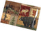 AWWMQ Rustic Lodge Bear Moose Deer Table Mats Set of 6 Washable Heat Insulation Non-Slip Placemat for Dining Table Mats 12x18 Inch