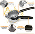 KitchenEclipse Lemon Squeezer Premium Stainless Steel Citrus Juicer for Home Bar, Professional Use Hand Grip Manual Juicer with Non-Slip Silicone Handle Juice Squeezer for Limes, Lemons, Oranges