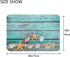 Britimes Bath Mats for Bathroom, Bathroom Mats Rugs No Silp, Beach Seashells Starfish Sand Washable Cover Floor Rug Carpets Floor Mat Bathroom Decorations 18x30 Inches for Kitchen Bedroom Indoor