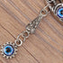 Turkish Blue Evil Eye Beads withOrnament Amulet Delicate Blue Glass Pendant Home Lucky Protection Wall Hanging Decor