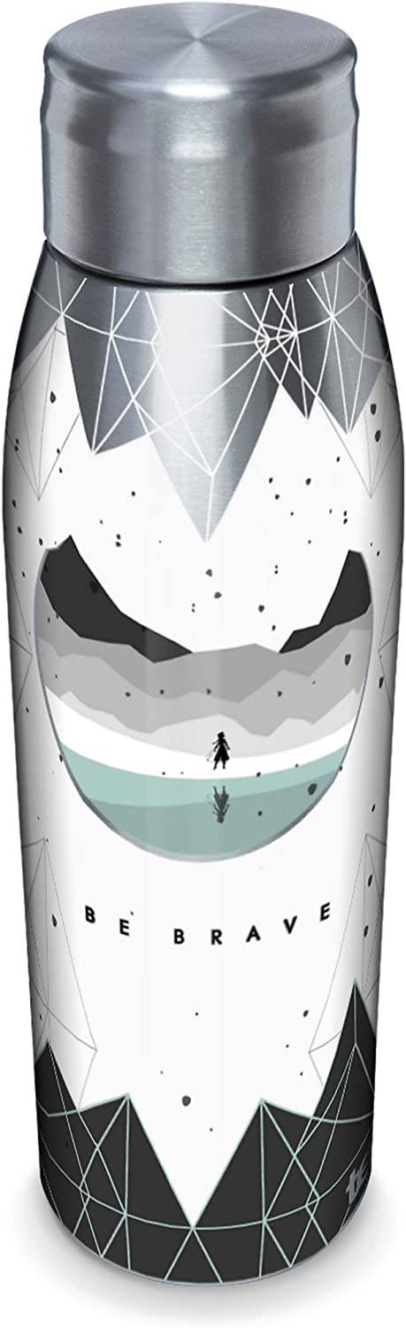 Tervis Disney Frozen 2 Be Brave Insulated Travel Tumbler & Lid, 17 oz, Silver
